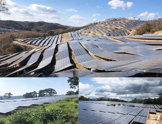 再生可能エネルギー事業  -太陽光発電・メガソーラー施設工事-